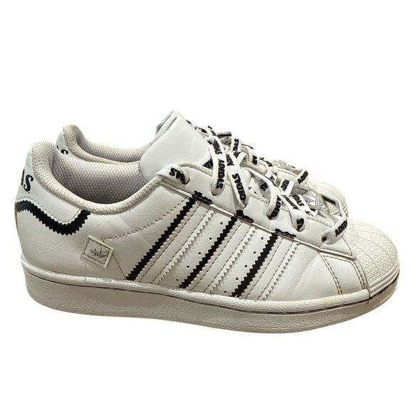 Youth Size Adidas Superstar Thin Stripes, size US 3.5 youth - Picture 1 of 13